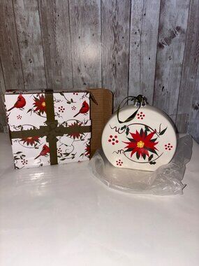 Temptations by Tara Cardinal Ornament Gingerbread Cheesecake Dip Recipe Ceramic